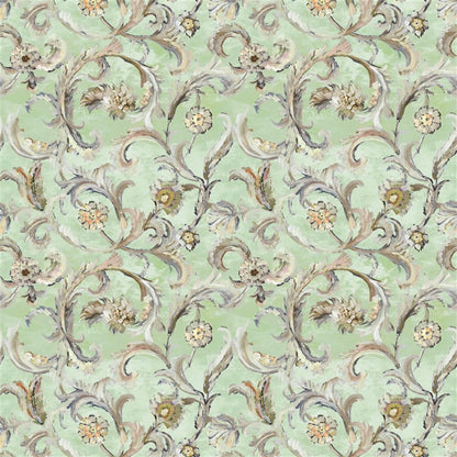 Myrtle Damask - Pistachio