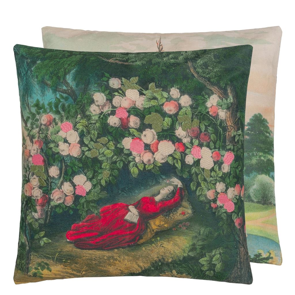 Coussin Bower of Roses Forest 