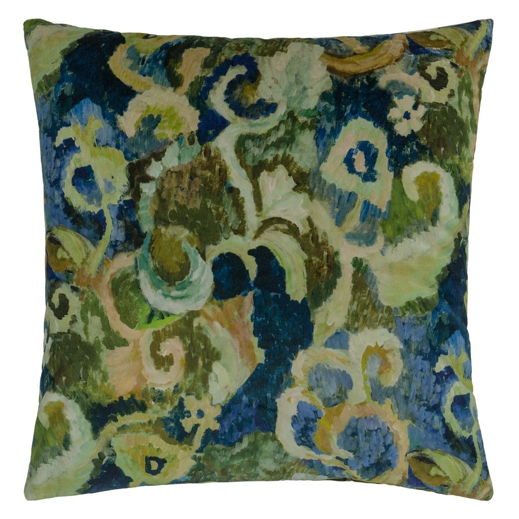Coussin DG Tapestry Flower Vintage Green