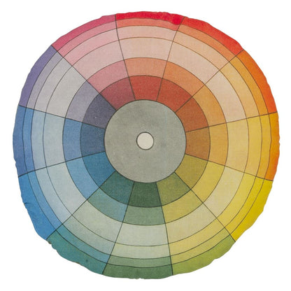Farbrad-Mehrfarbenkissen
