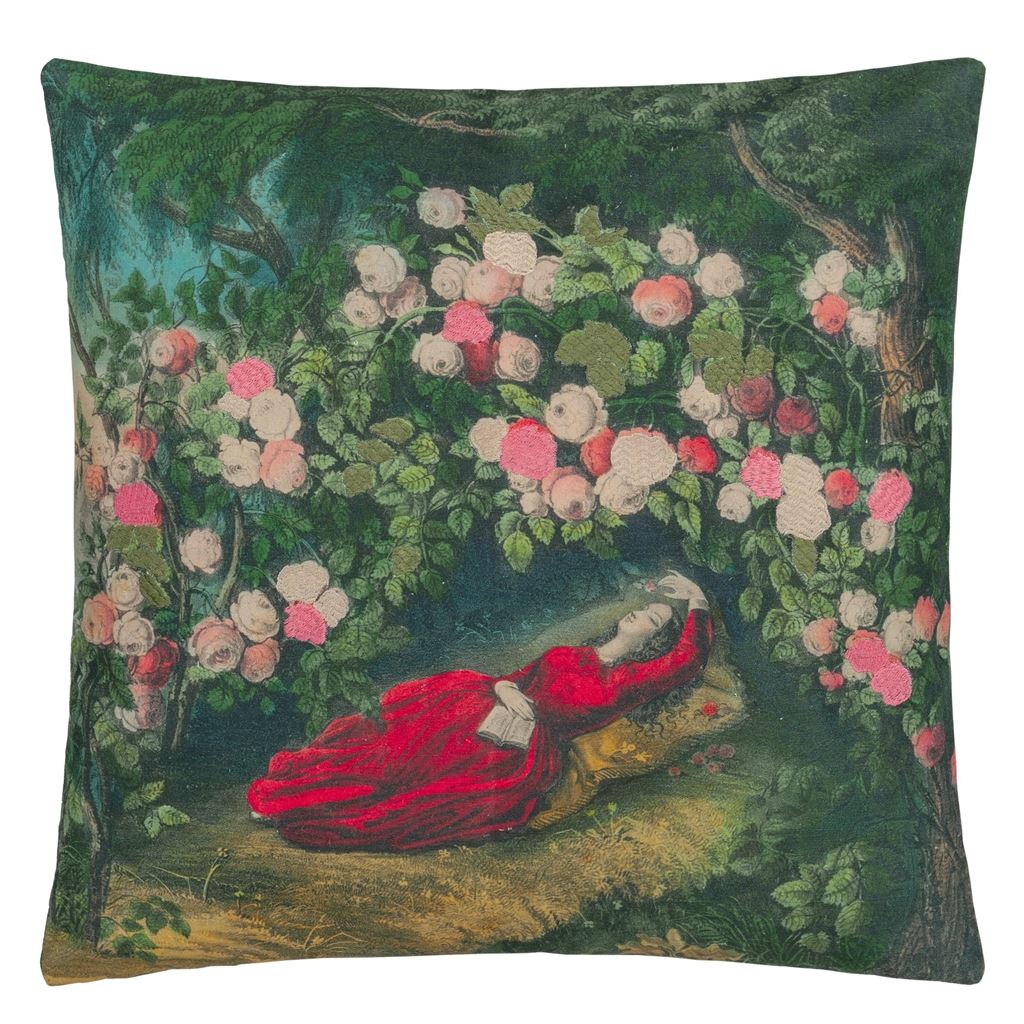 Coussin Bower Of Roses Forest