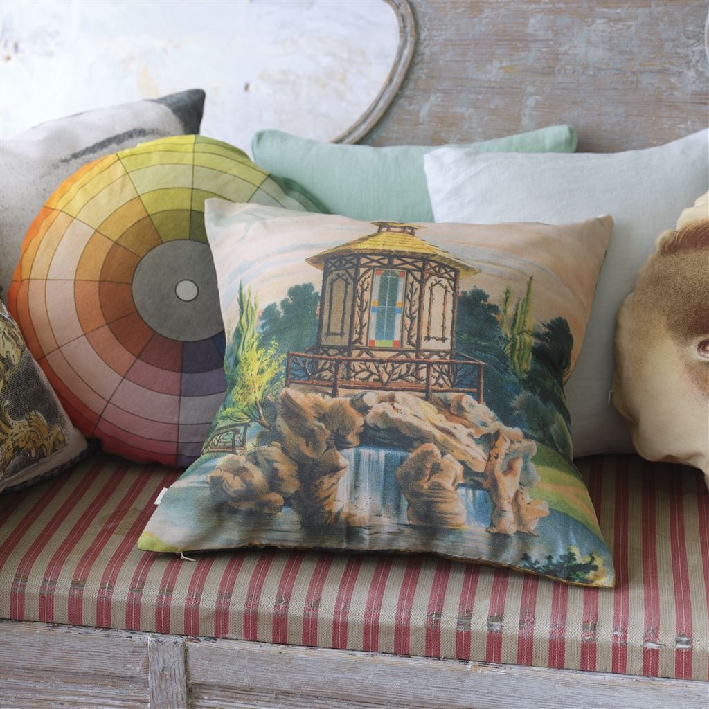 Color Wheel Multicolor Cushion