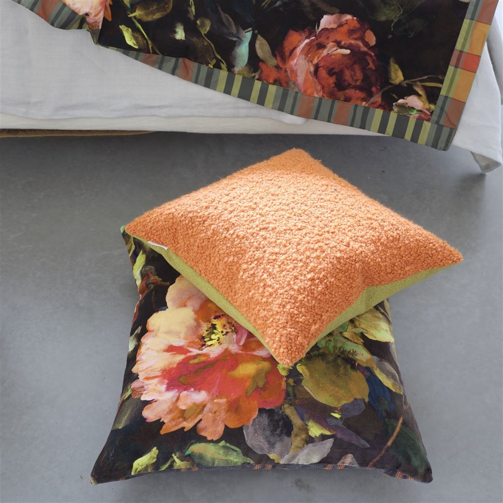 DG Cormo Persimmon Boucle Cushion