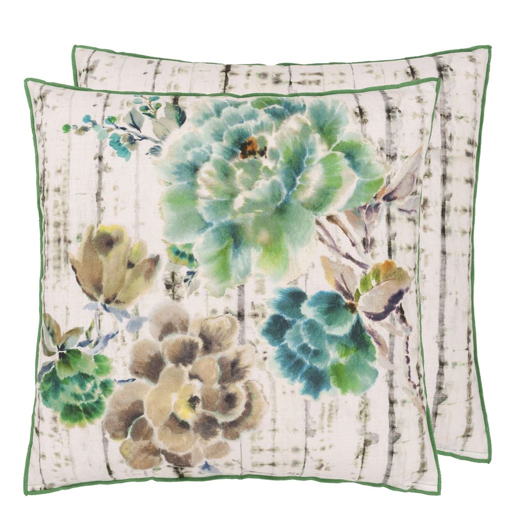 Kyoto Flower Jade Cushion
