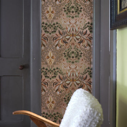Karakusa Copper Wallpaper