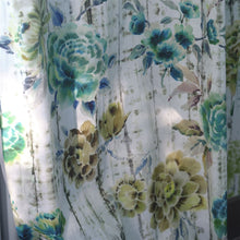 Charger l&#39;image dans la galerie, Tissu Kyoto Flower Jade
