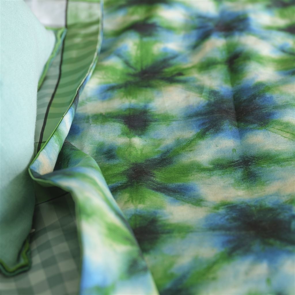 Tissu Shibori Emerald