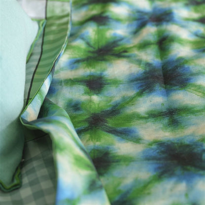 Emerald Shibori Fabric