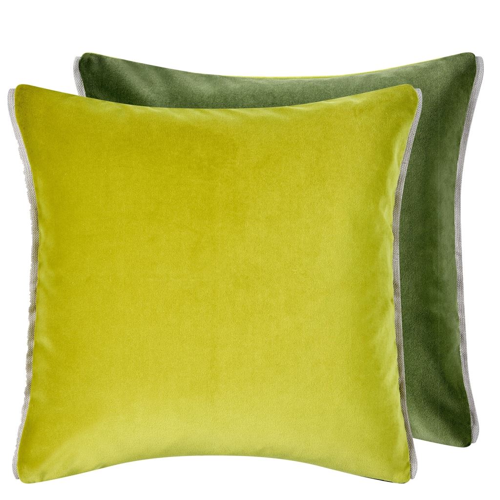 DG Velvet Cushion Varese Lime