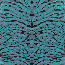 Charger l&#39;image dans la galerie, Pantigre - Turquoise Wallpaper

