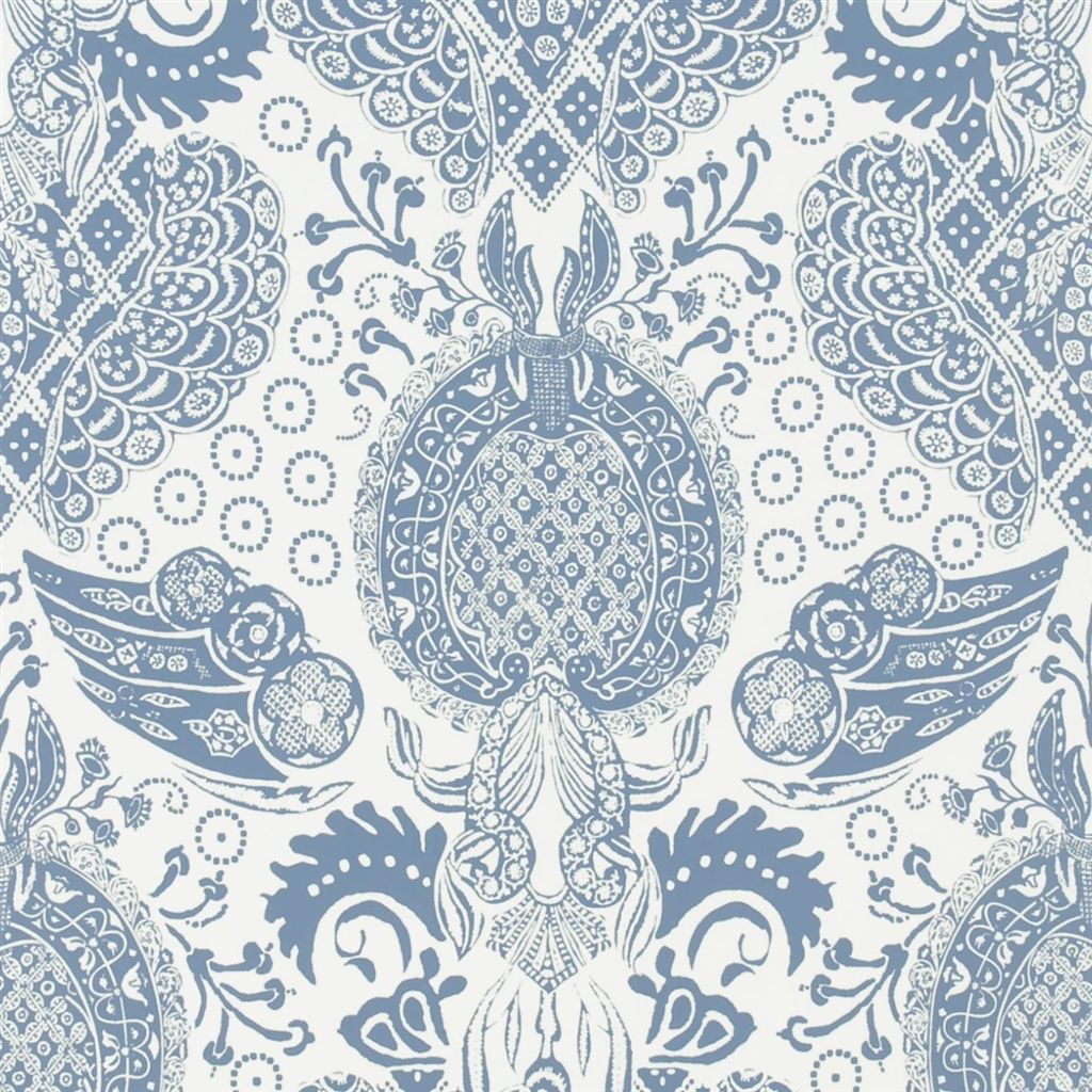 Marseille - Denim Wallpaper