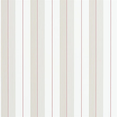 Aiden Stripe - Natural / Red