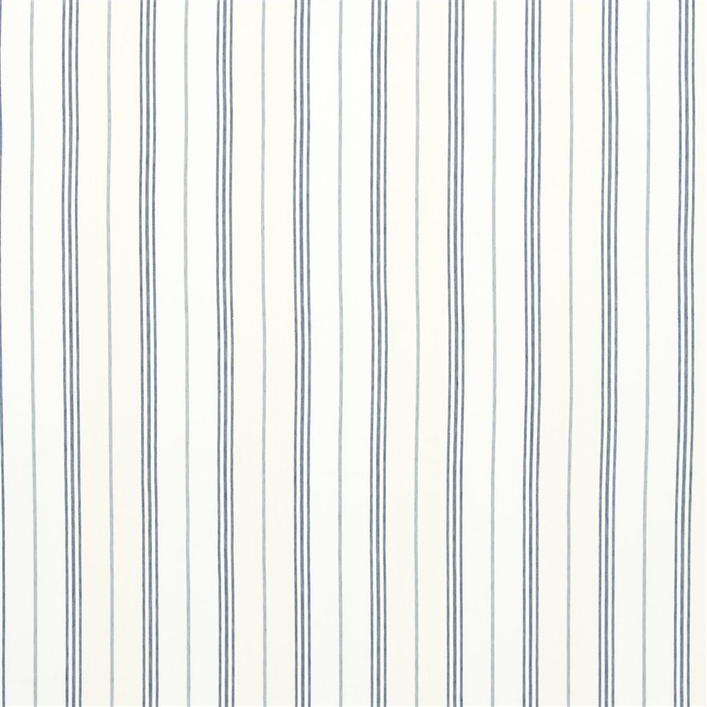 Maritime Linen Ticking - Denim