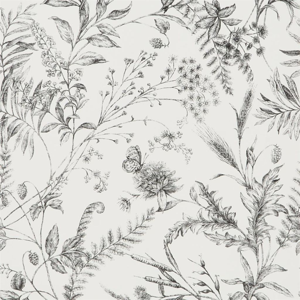 Fern Toile - Etched Black