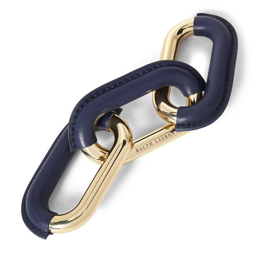 Paperweight Cody Navy and Gold Leather