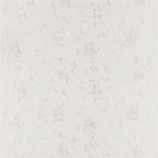 Camilla Embroidery - White Pearl