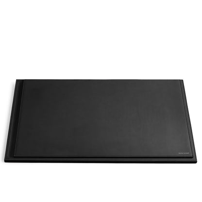 Brennan Black Leather Desk Pad