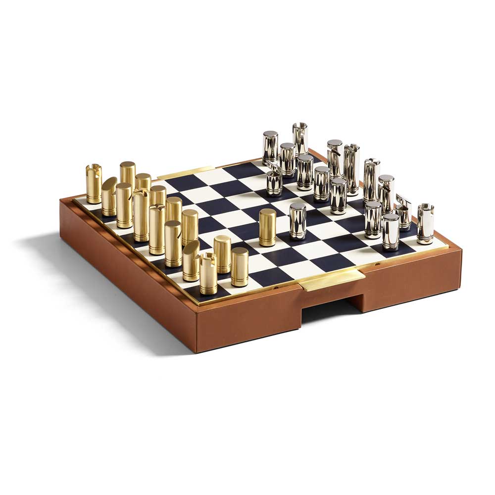 Fowler 2-in-1 Schach- und Damespiel