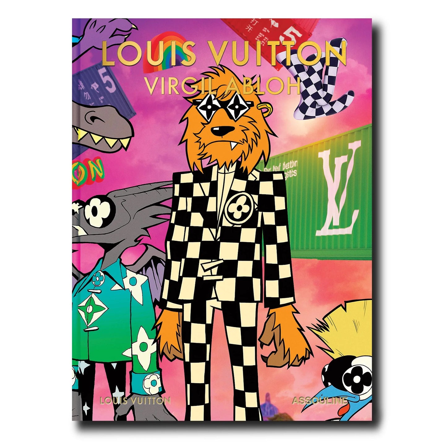 Louis Vuitton-Buch: Virgil Abloh (klassisches Cartoon-Cover)