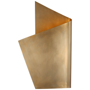 Piel Wrapped Wall Lamp Brass 