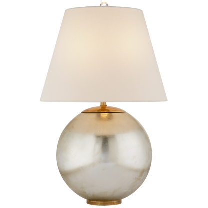 Morton-Lampe aus brüniertem Blattsilber 