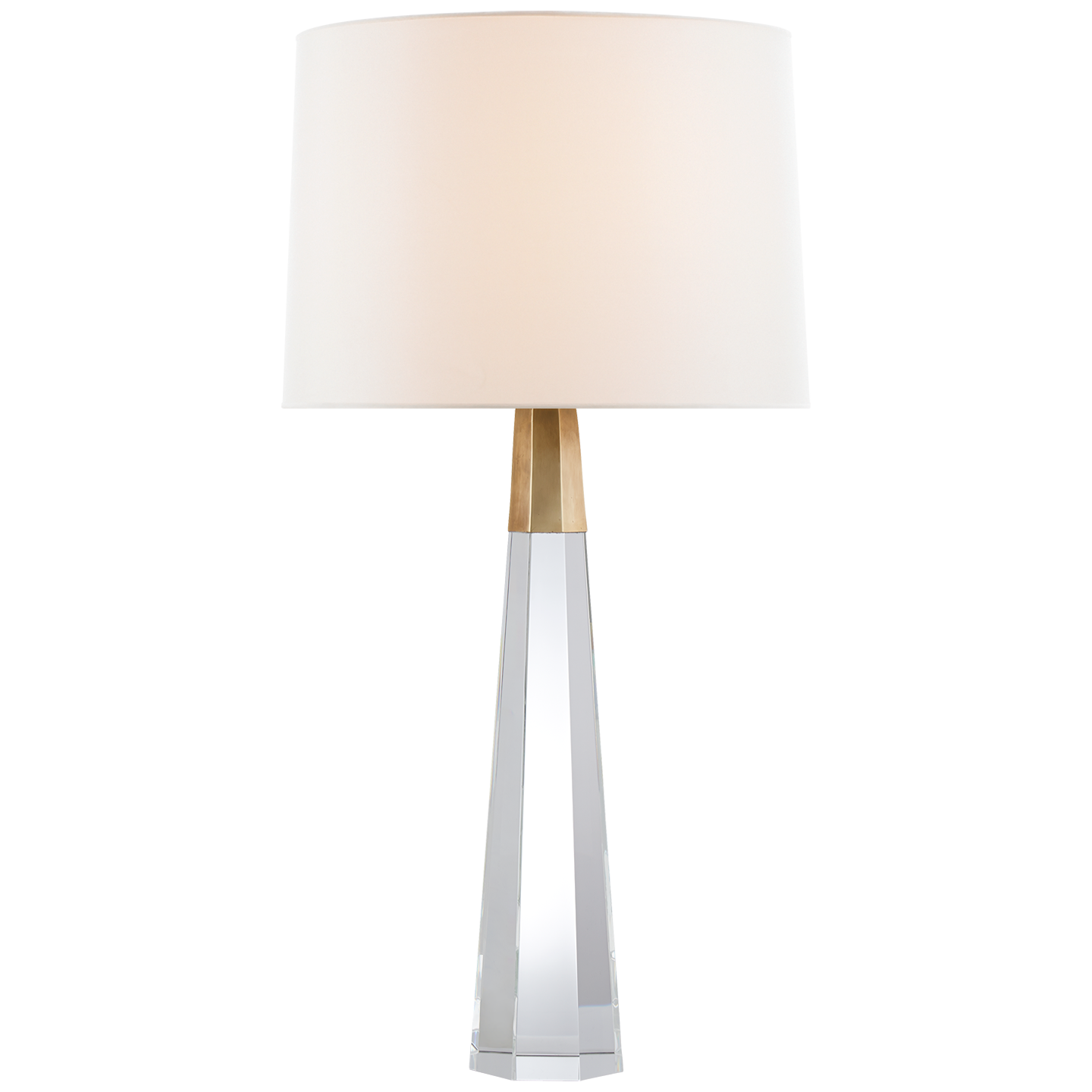 Olsen Table Lamp - Crystal and Brass 