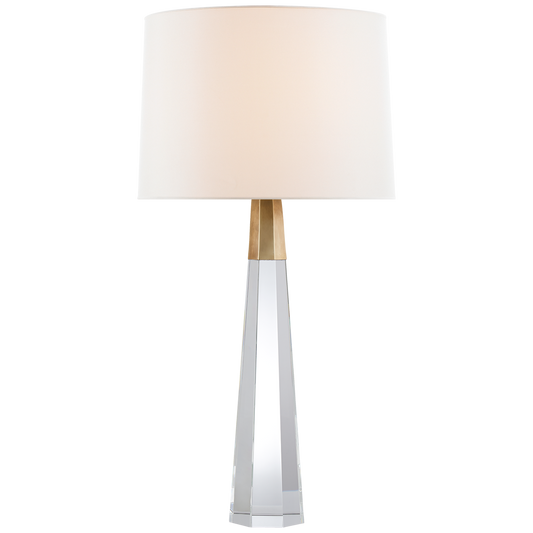 Lampe de Table Olsen - Cristal et Laiton