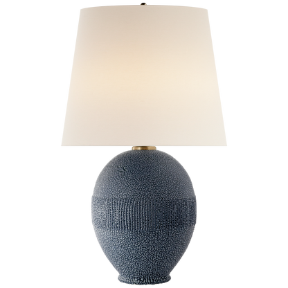 Lampe Toulon Porcelaine Bleu Perlé