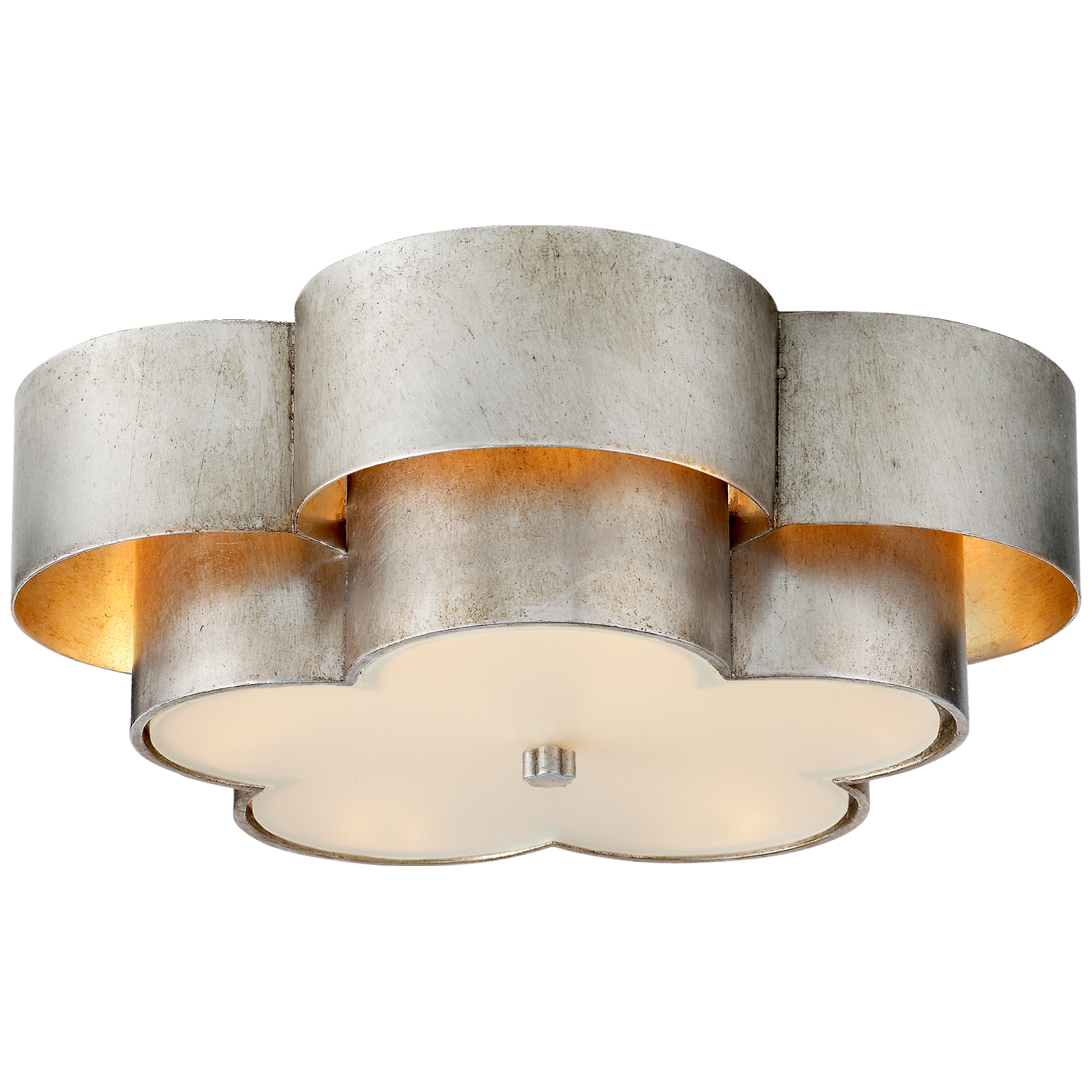 Arabelle Ceiling Light Large Silver Acrylic