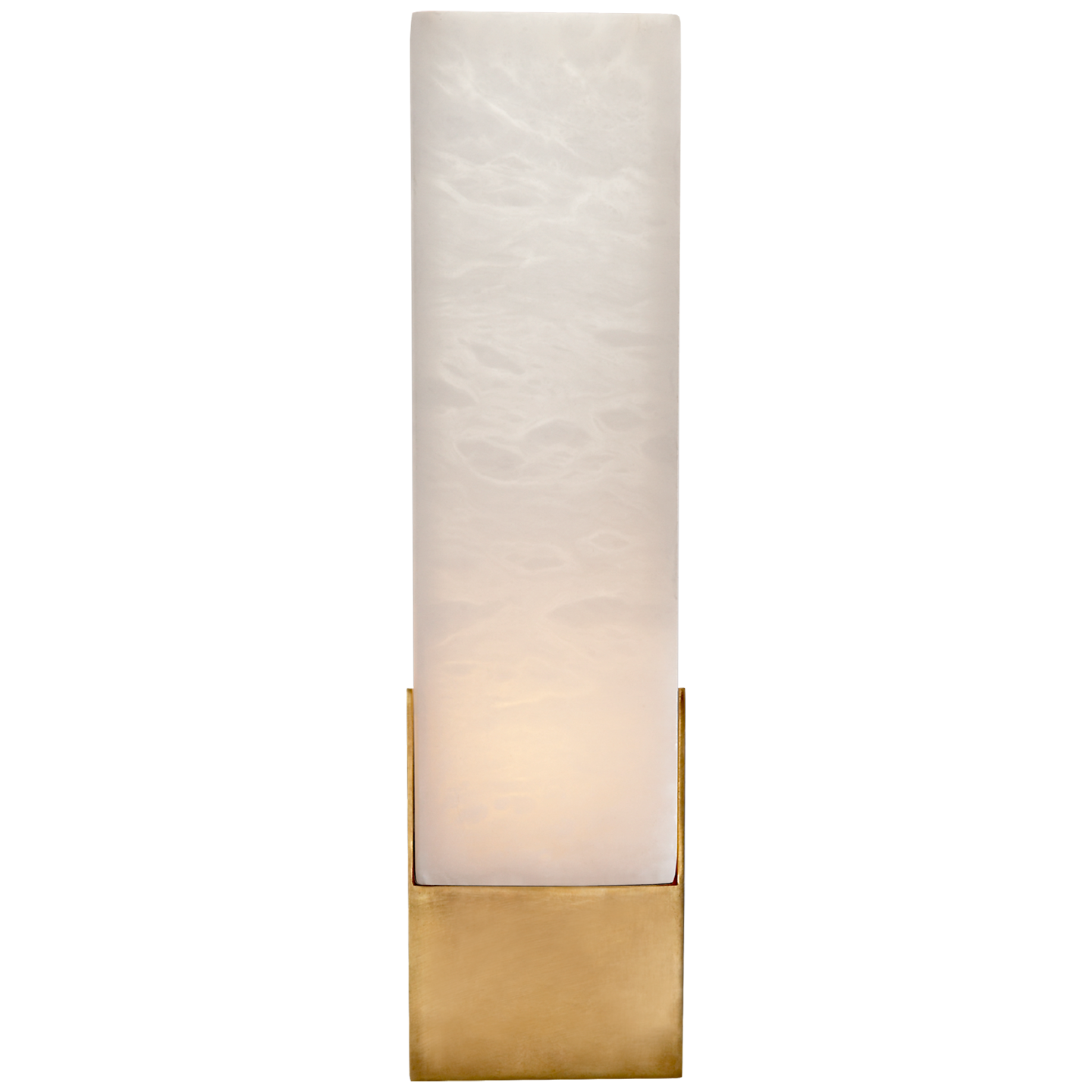 Covet Tall Box Wall Lamp - Brass 