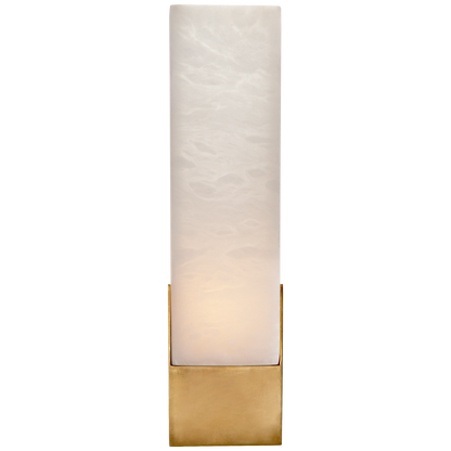 Covet Tall Box Wall Lamp - Brass 