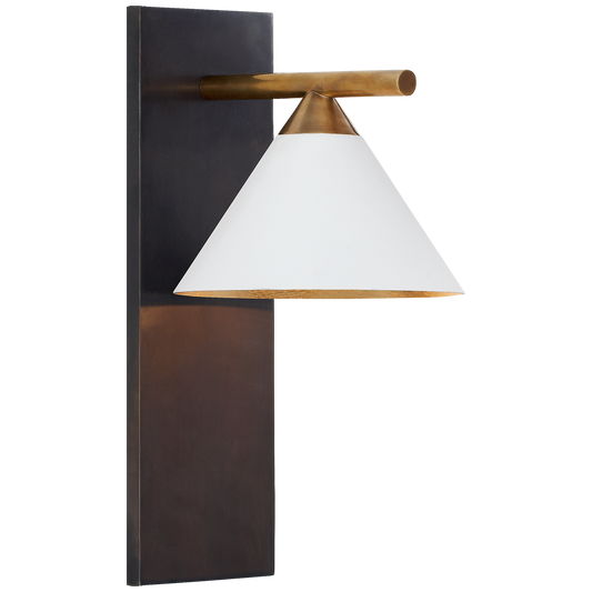 Cleo Wall Lamp - Bronze and Brass 