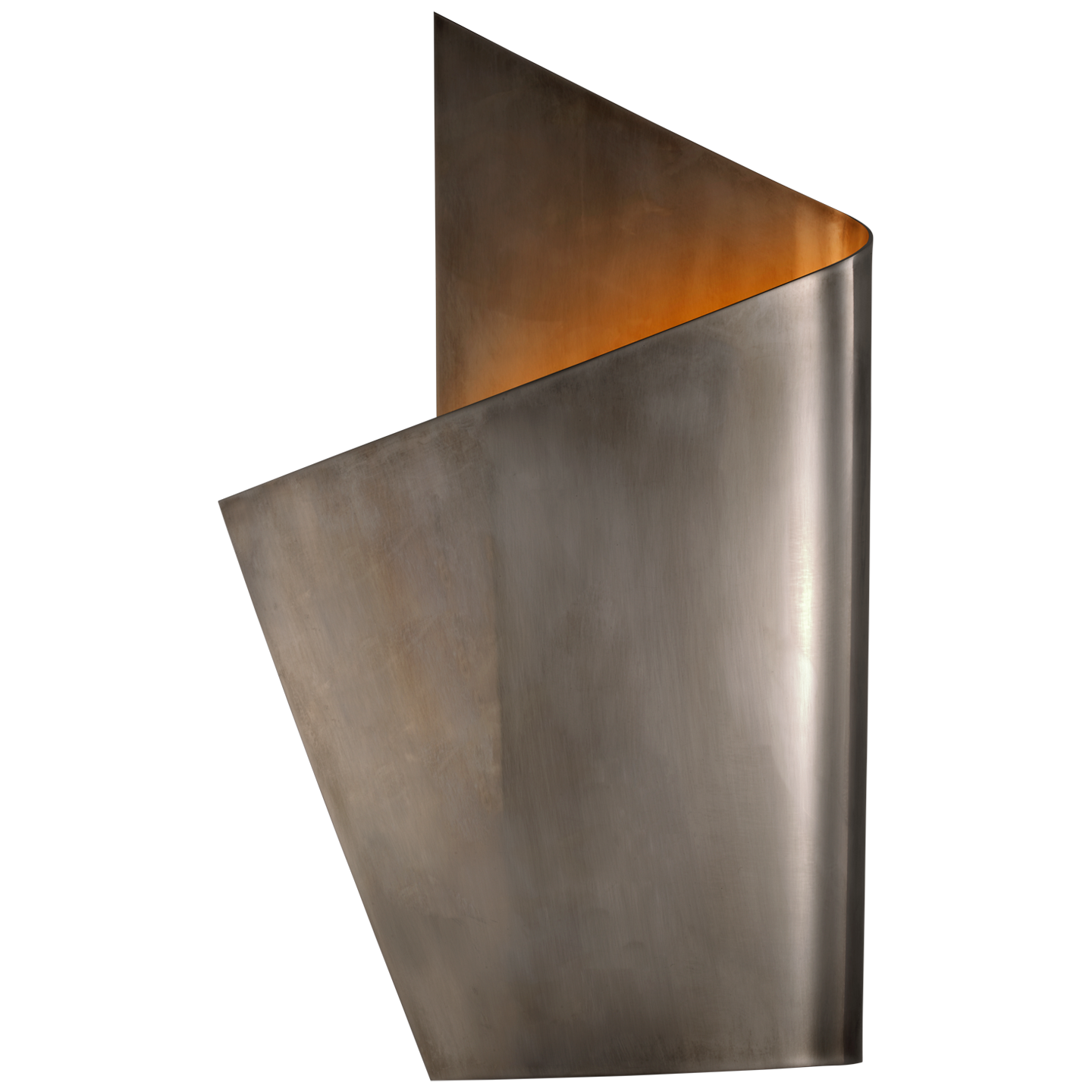 Piel Wrapped Pewter Wall Lamp 