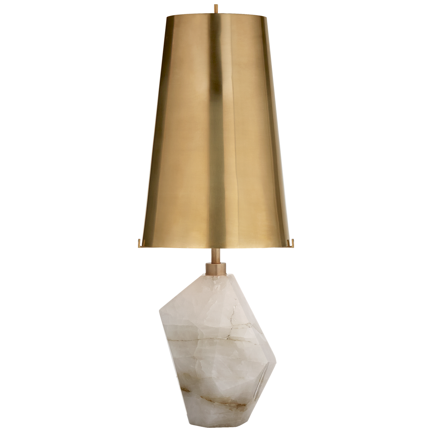Halcyon Table Lamp - Quartz and Brass