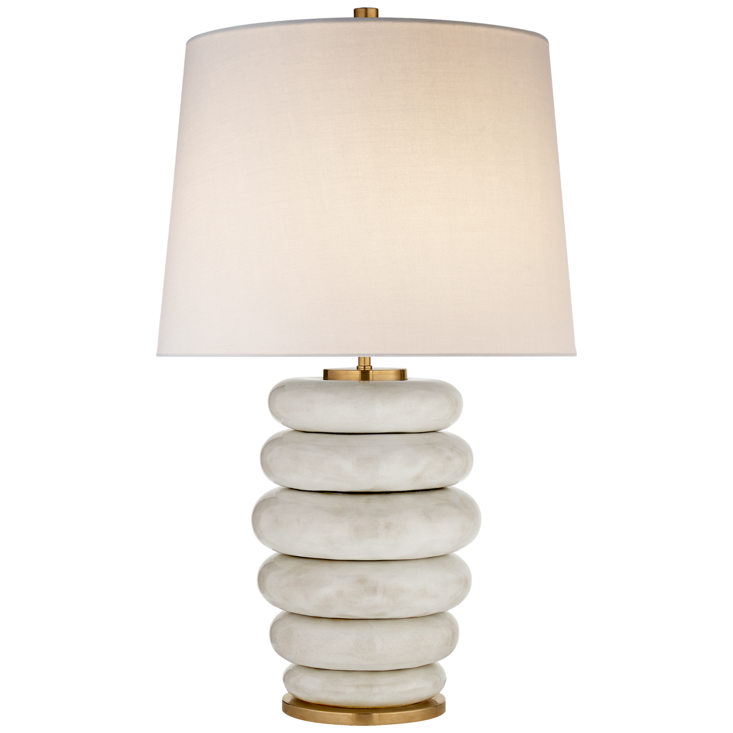Antike weiße Phoebe-Lampe 