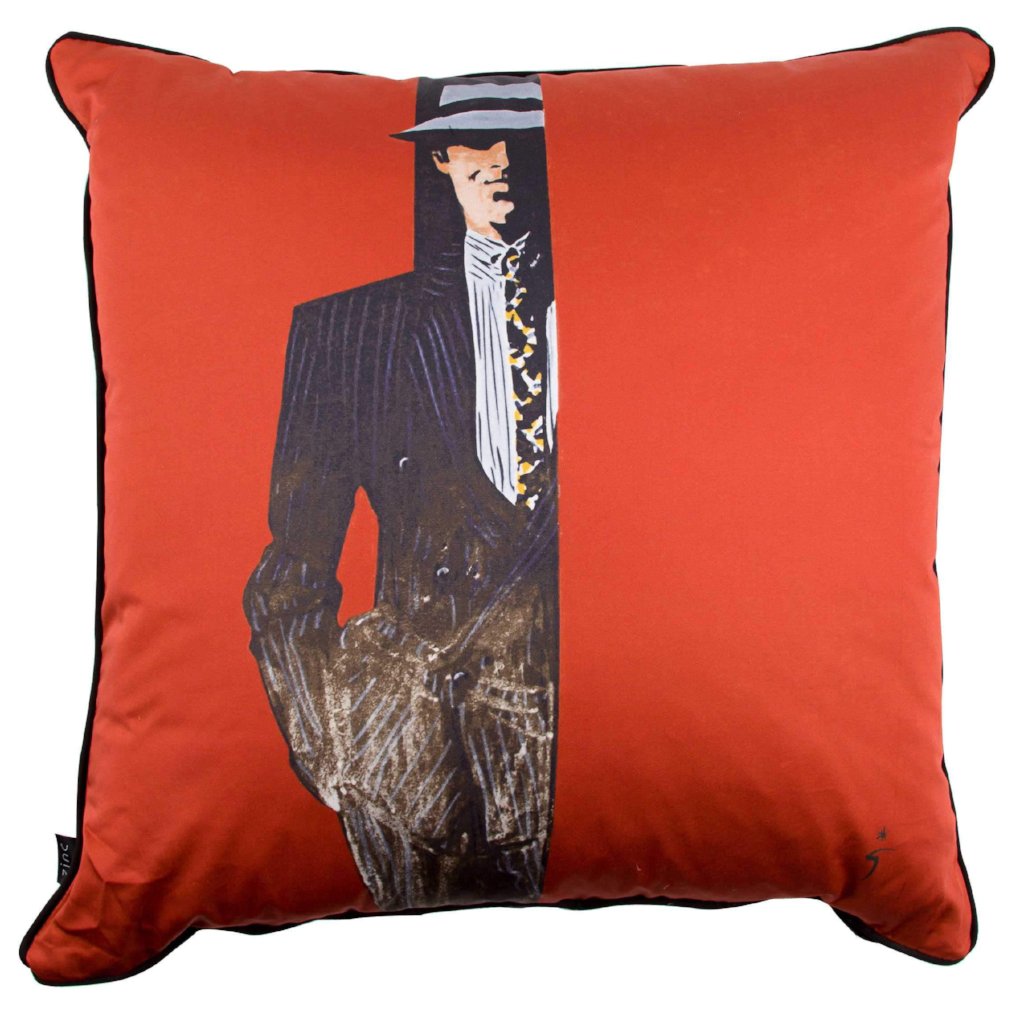 Cushion The Mysterious Man - Red Door 