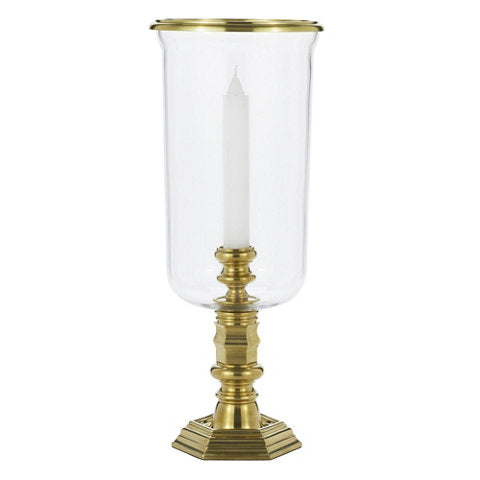 Hurricane Classic brass tealight holder