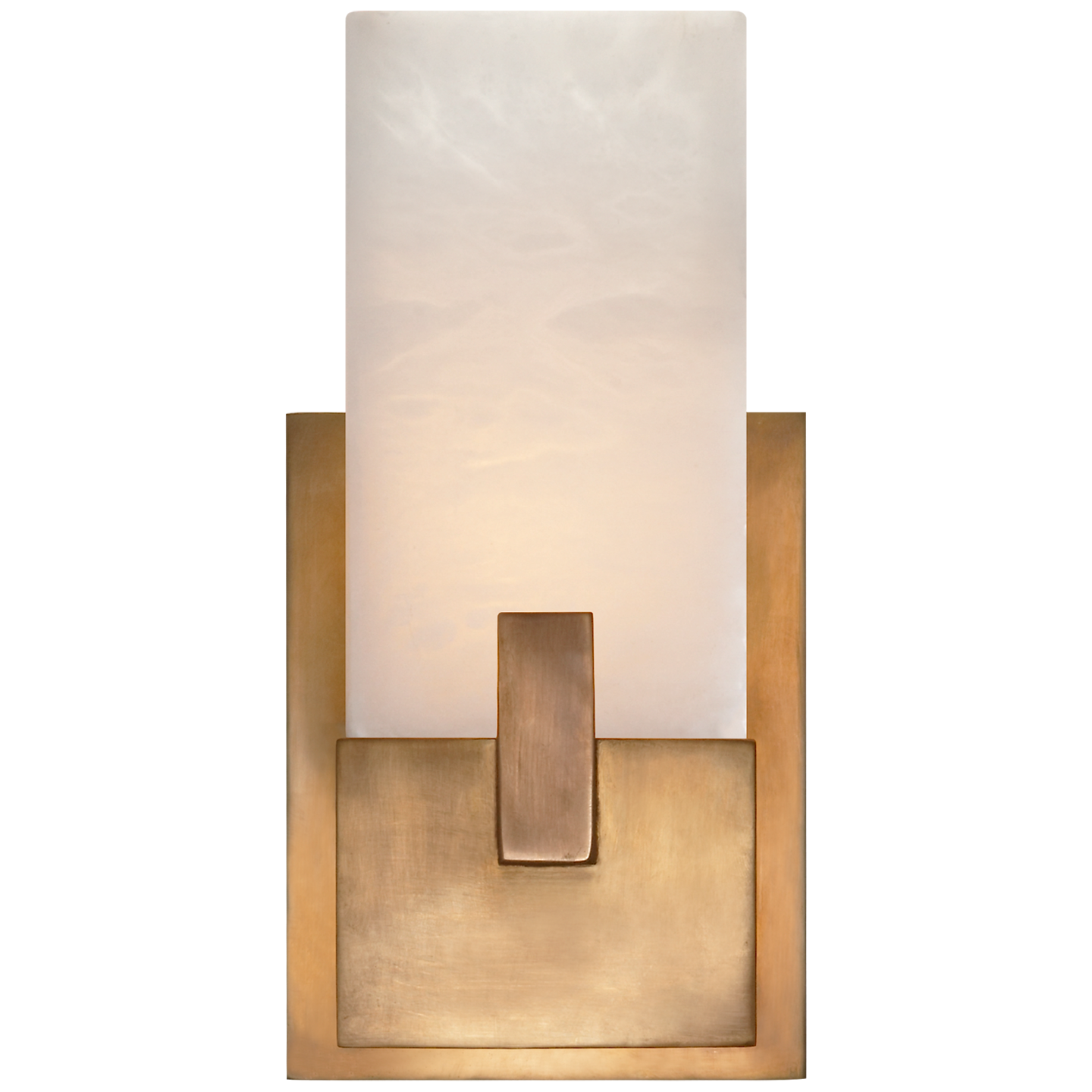 Covet Short Clip Wall Lamp - Brass 