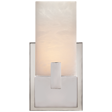 Covet Short Clip Wall Lamp - Nickel 