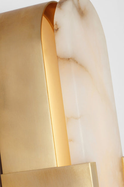Melange Elongated Wall Lamp - Brass 