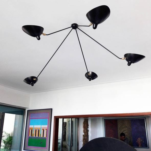 Spider Ceiling Light 5 Arms 