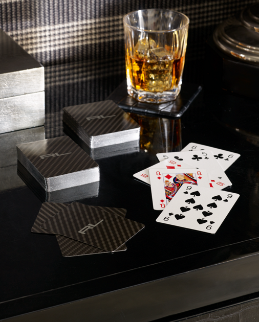 Ralph Lauren Sutton Carbon Fiber Poker Set