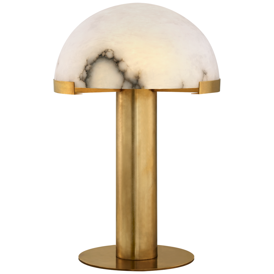 Lampe de table Melange - Laiton et Albâtre