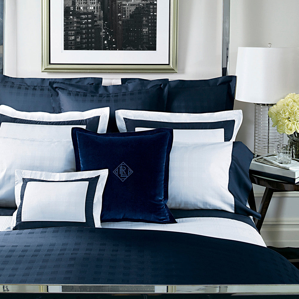 Velvet Cushion in Navy Blue Velvet